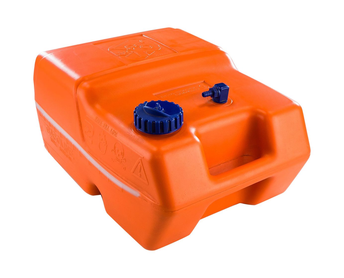 Бак топливный переносной без указателя уровня в комплекте с переходником "елочка", 24 л