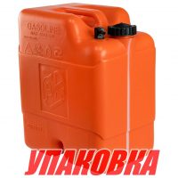 Бак топливный вертикальный переносной без указателя уровня в комплекте с переходником 'елочка', 22 л (упаковка из 4 шт.)