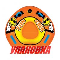 Баллон буксируемый 2Ber с электрическим насосом и буксирным тросом (упаковка из 4 шт.)