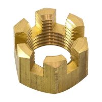 Гайка корончатая на гребной вал Yamaha 40-90, Omax