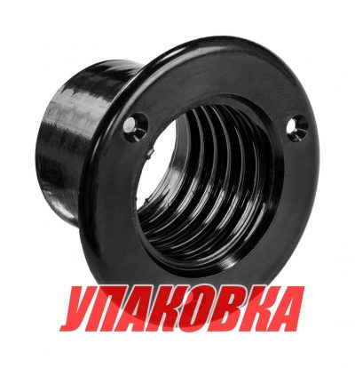 Горловина выхода канала, черная (упаковка из 10 шт.)