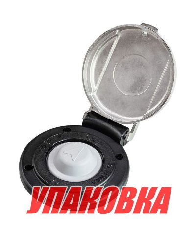 Кнопка управления якорной лебедкой Quick, палубная, Down, черный (упаковка из 2 шт.)