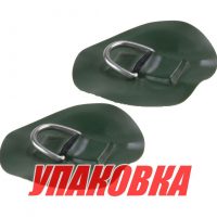 Кольцо D-образное зеленое, 2 шт (упаковка из 10 шт.)