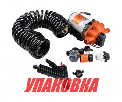 Комплект помывочный SeaFlo, 12 В, 19,7 л/мин, 70 PSI (4.8 бар) (упаковка из 12 шт.)