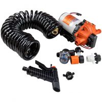 Комплект помывочный SeaFlo, 12 В, 19,7 л/мин, 70 PSI (4.8 бар)