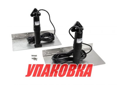 Комплект транцевых плит XKA (нерж.), 9x18 дюймов, без панели управления, Lectrotab (упаковка из 3 шт.)