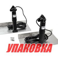 Комплект транцевых плит XKA (нерж.), 9x18 дюймов, без панели управления, Lectrotab (упаковка из 6 шт.)