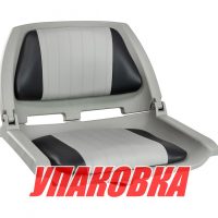 Кресло мягкое складное, обивка винил, цвет серый/угольный, Marine Rocket (упаковка из 4 шт.)