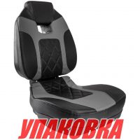 Кресло складное мягкое Marine Rocket, цвет черный/серый (упаковка из 6 шт.)