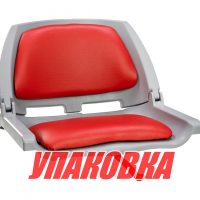Кресло складное мягкое TRAVELER, цвет серый/красный (упаковка из 2 шт.)