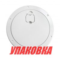 Лючок палубный 240 мм, белый (упаковка из 30 шт.)