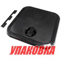 Люк смотровой 373 х 373 мм, черный (упаковка из 5 шт.)