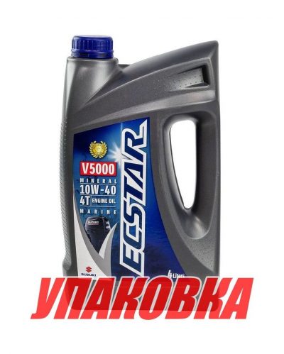 Масло ECSTAR Suzuki Marine V5000 4T SAE 10W40, 4 л, (упаковка 16 шт.)