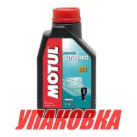 Масло моторное Motul Outboard 2T, минеральное 1 л (упаковка из 12 шт.)