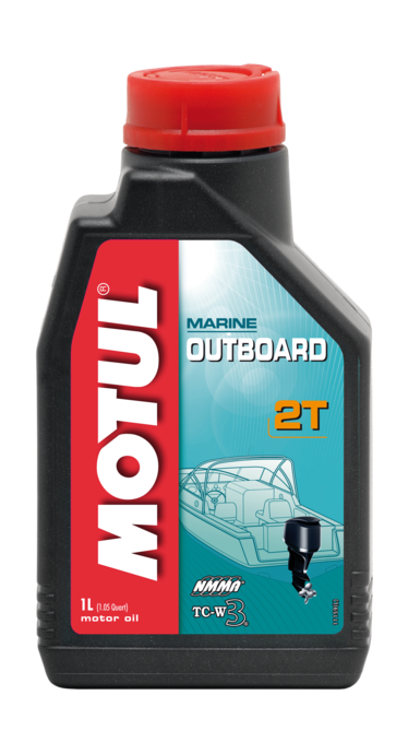 Масло моторное Motul Outboard 2T, минеральное 1 л