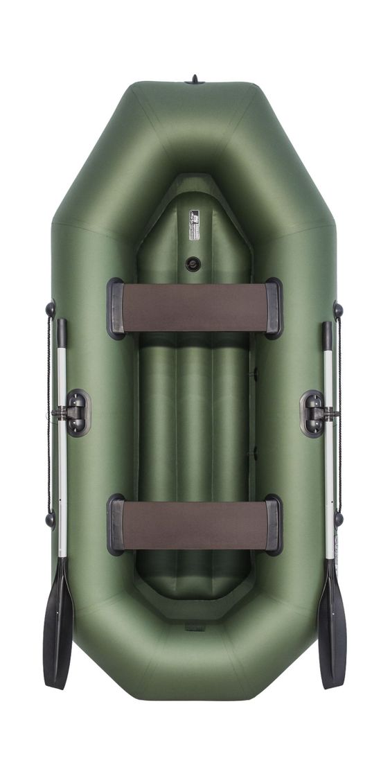 Надувная лодка ПВХ, АКВА-ОПТИМА 260 НД, зеленый