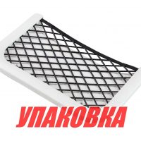 Накладной карман с сеткой 205х120х10 мм (упаковка из 10 шт.)