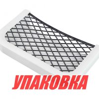 Накладной карман с сеткой 205х120х20 мм (упаковка из 10 шт.)
