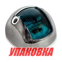 Огонь ходовой Compact 12, нержавеющий корпус, 12 В, зеленый (упаковка из 4 шт.)