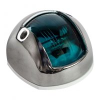 Огонь ходовой Compact 12, нержавеющий корпус, 12 В, зеленый