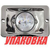 Огонь кормовой прямоугольный, светодиодный, нержавеющая сталь (упаковка из 54 шт.)