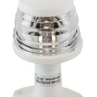 Огонь топовый на стойке 4", белый, пластиковый, 12 В, 10 Вт, Ba15d