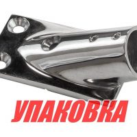 Основание стойки леера 1(25,4 мм), 30 град, прямоугольное (упаковка из 10 шт.)