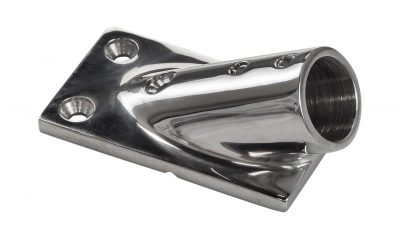 Основание стойки леера 7/8" (22,2 мм), 30 град, прямоугольное