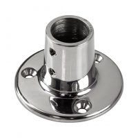 Основание стойки леера 7/8"(22,2 мм), 90 град, круглое