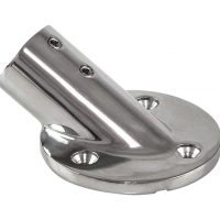 Основание стойки леера 7/8" (22 мм), 30 град, круглое