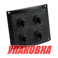 Панель бортового питания 4 переключателя, предохранители (упаковка из 2 шт.)