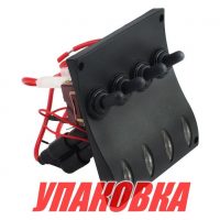 Панель бортового питания 4 переключателя, индикация (упаковка из 24 шт.)