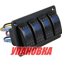 Панель бортового питания 4 переключателя (упаковка из 4 шт.)