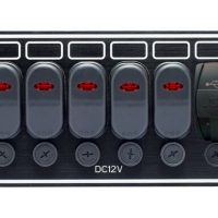 Панель бортового питания 5 переключателей, USB зарядка