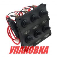 Панель бортового питания 6 переключателей (упаковка из 6 шт.)