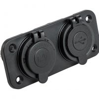 Панель с USB-разъемом 5в 2.1А и прикуривателем