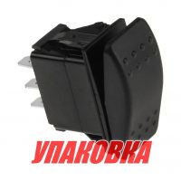 Переключатель двухпозиционный (ON)-ON 12 В/20А 6Р без фиксации 1 положения (упаковка из 25 шт.)