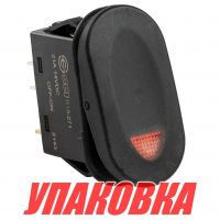 Переключатель двухпозиционный ON-OFF 12 В/21А 3Р с подсветкой (упаковка из 10 шт.)