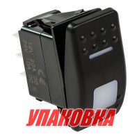 Переключатель двухпозиционный ON-ON 12В/20А 7р с подсветкой (упаковка из 10 шт.)