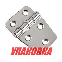 Петля 60х40х2 мм нержавеющая (упаковка из 4 шт.)