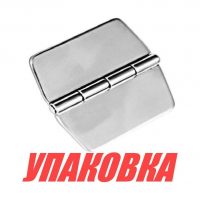 Петля 75х75 мм, нержавеющая (упаковка из 10 шт.)