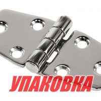 Петля 77х40х2 мм, трапециевидная, нержавеющая (упковка из 30 шт.)