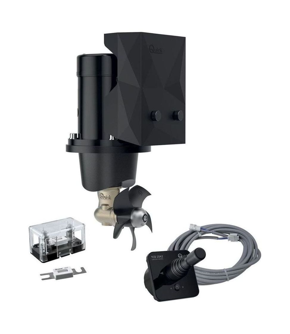 Подруливающее устройство Quick, D125mm, 30KGF, 12 В, (TCD2042 - TCDEX06 - NO TNL)