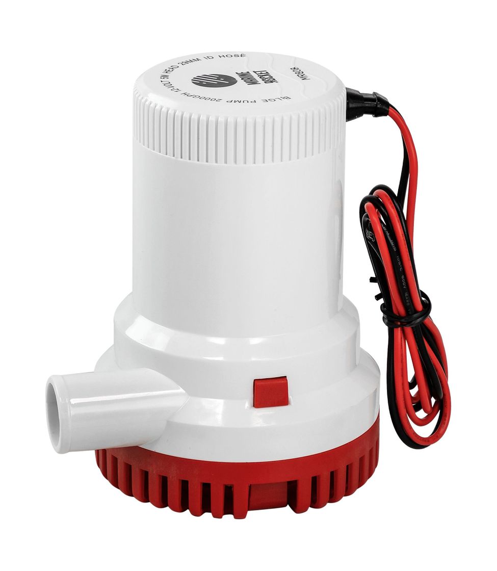 Помпа осушительная Marine Rocket,  2000GPH (7570 л/ч), 12 В