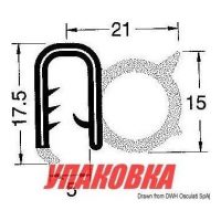 Профиль для окантовки стеклопластика (упаковка из 50 м.)