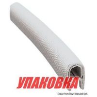 Профиль окантовочный, белый, 4-6 мм (упаковка из 50 м.)