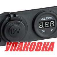 Разъем прикуривателя и цифровой вольтметр (упаковка из 10 шт.)