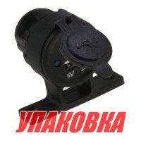 Разъем USB 5В 3.1А для крепления под приборную панель (упаковка из 10 шт.)