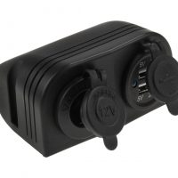 Разъем USB 5В 3.1А и прикуриватель для крепления на приборную панель