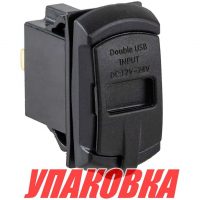Разъем USB 5В 4.2А и вольтметр (упаковка из 10 шт.)
